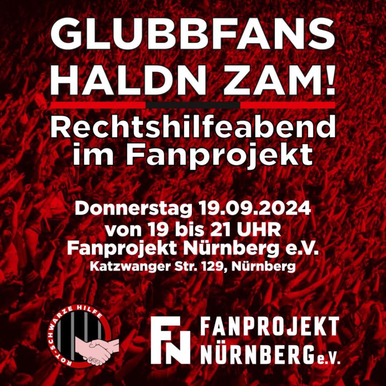 Rechtshilfeabend im Fanprojekt